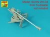 Aber 16l-29 Barrel for the Pak 40 anti-tank gun without muzzle brake / Lufa do armaty p/panc Pak 40 bez hamulca wylotowego 1/16